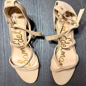 Sam Edelman Beige Strappy Sandals Stacie